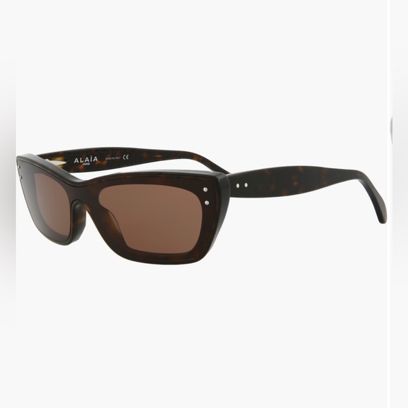 Alaïa Paris Brown Sunglasses - Picture 1 of 8